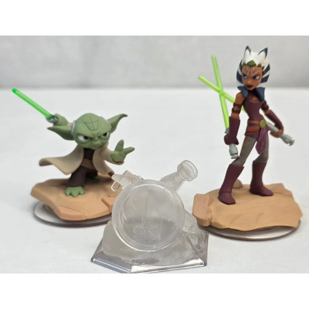 Disney Infinity 3.0 Star Wars Yoda Ahsoka Tano Twilight of the Republic Lot